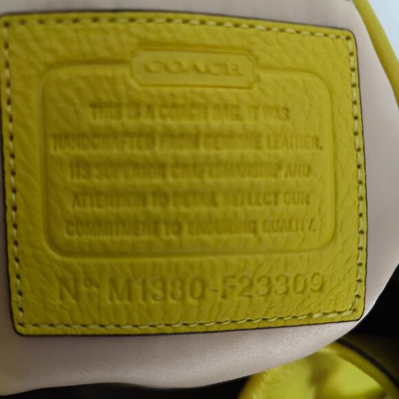 Coach yellow Satchel bag - Picture 3 of 3